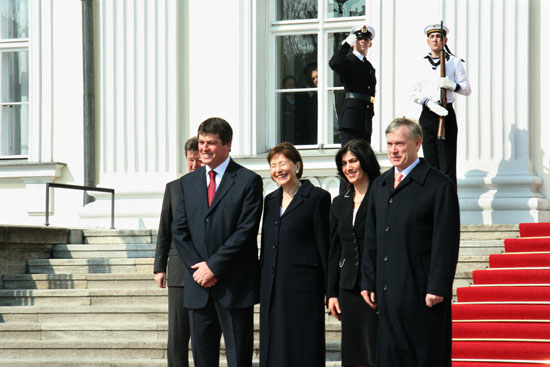 Staatsbesuch Bamir Topi Albanien